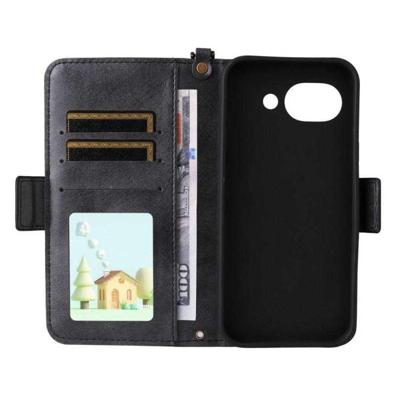 Flip Cover Google Pixel 10a Vintage Pung Og Skulderrem