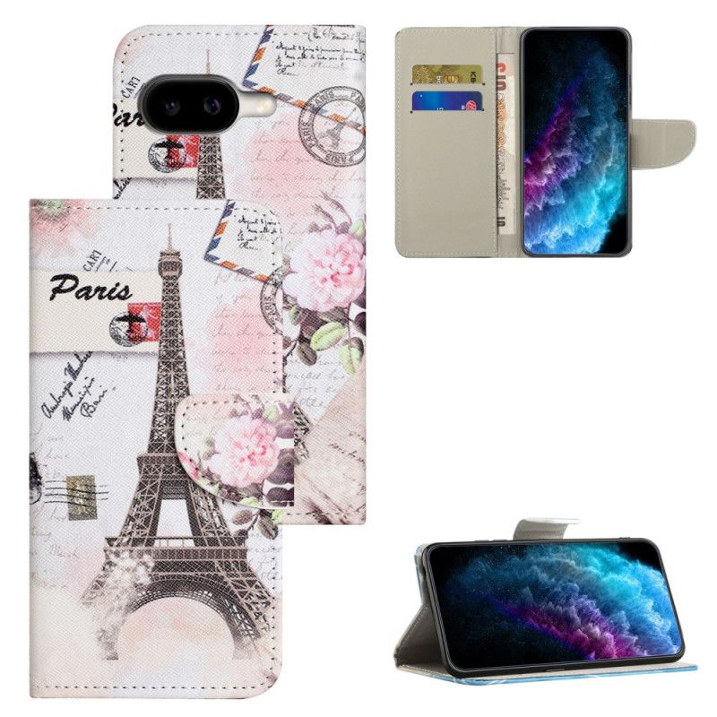 Flip Cover Til Google Pixel 10a Eiffeltårnet