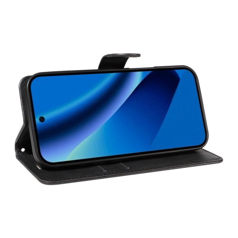 Flip Cover Til Google Pixel 10a Ensfarvet Lædereffekt