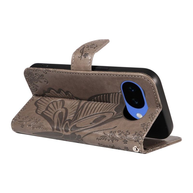 Flip Cover Til Google Pixel 10a Grafisk Sommerfugl