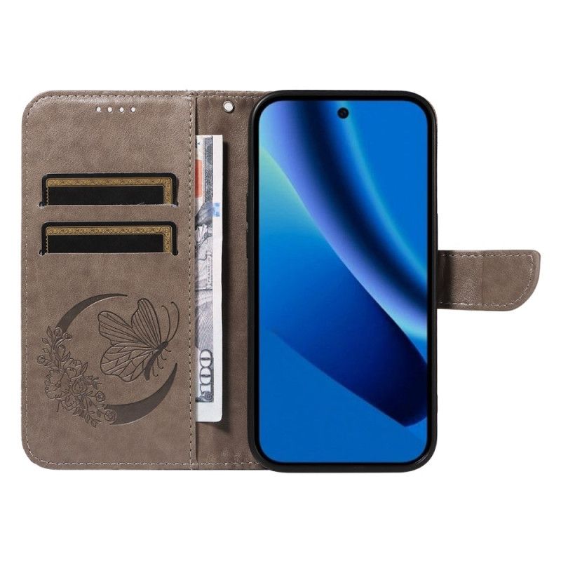 Flip Cover Til Google Pixel 10a Grafisk Sommerfugl