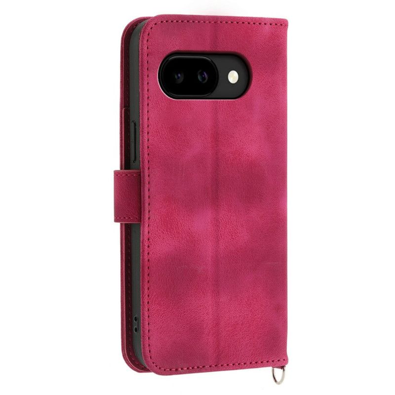 Flip Cover Til Google Pixel 10a Mandala-ruskindseffekt Med Skulderrem