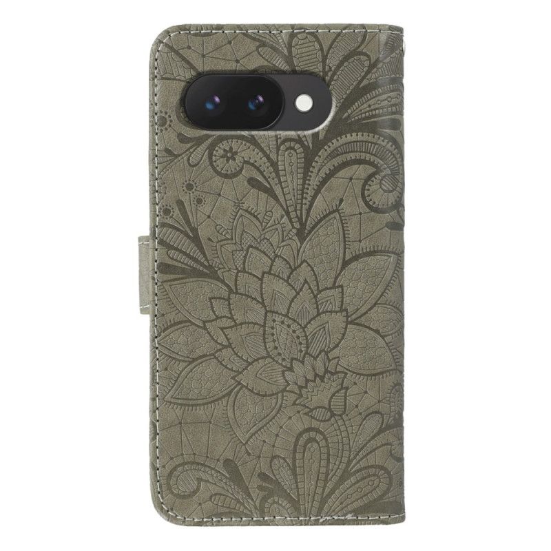 Læder Cover Google Pixel 10a Blonde Blomster