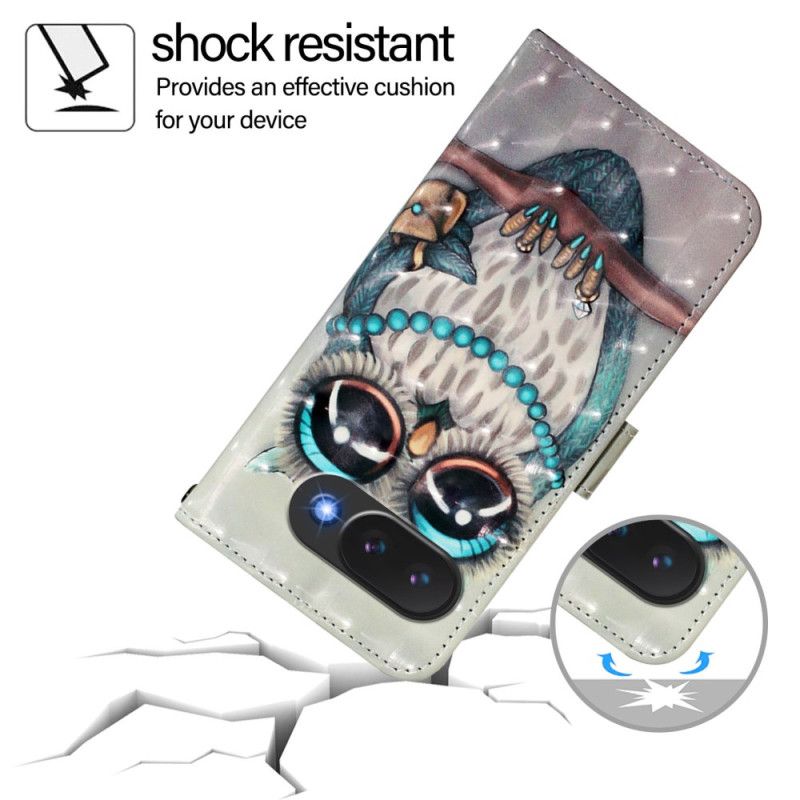 Læder Cover Google Pixel 10a Grå Ugle