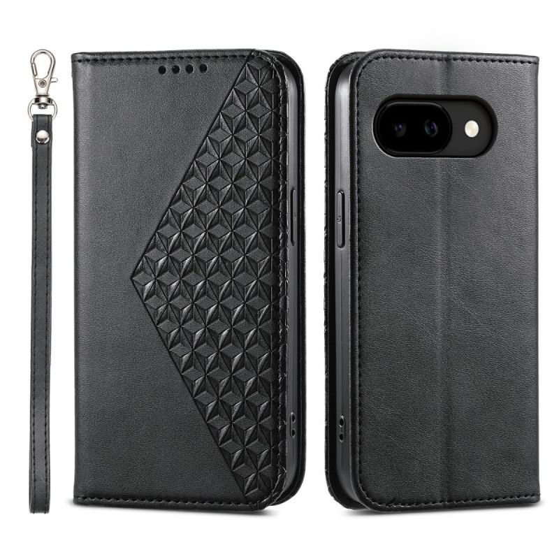 Læder Cover Google Pixel 10a Telefon Etui Diamantmønster