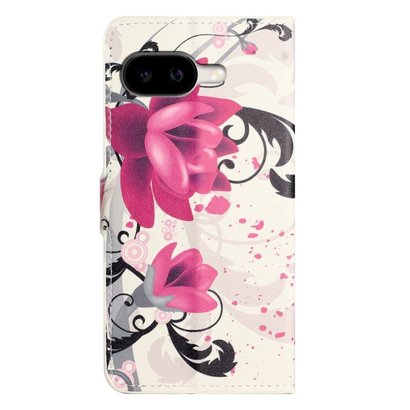 Læder Cover Google Pixel 10a Telefon Etui Lotus