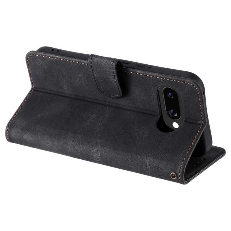 Læder Cover Google Pixel 10a Telefon Etui Vintage Tofarvet