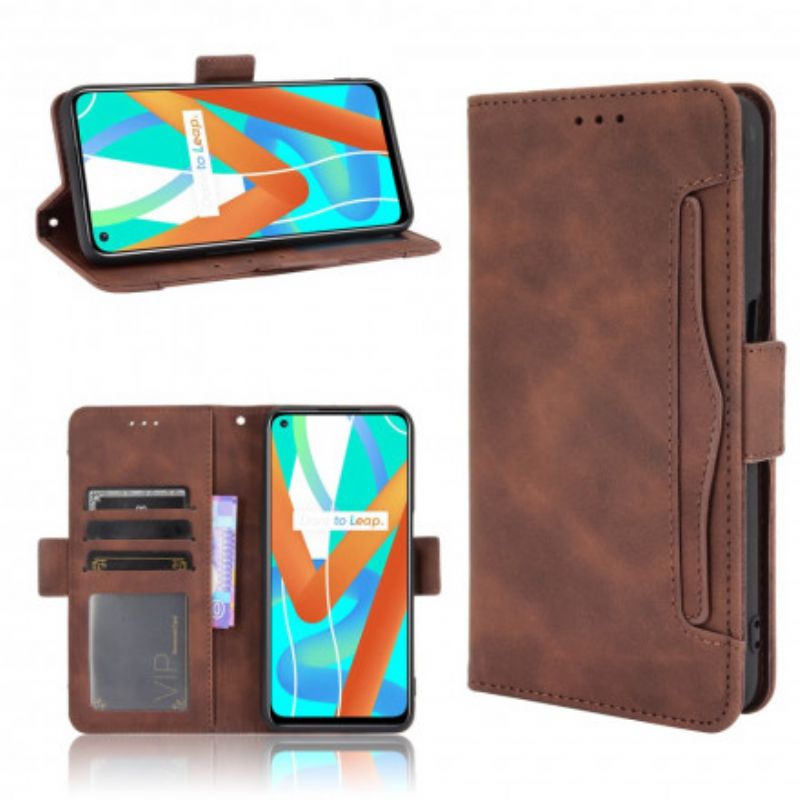 Flip Cover Realme 8 5g Førsteklasses Multikort
