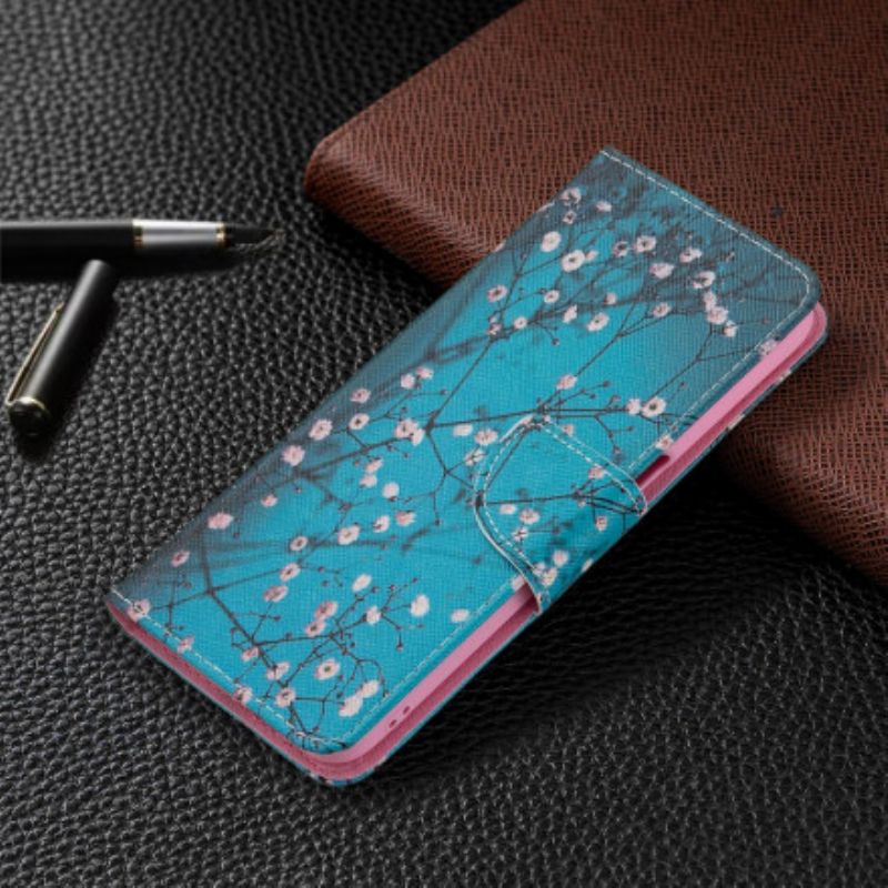 Flip Cover Til Realme 8 5g Blomstrende Gren
