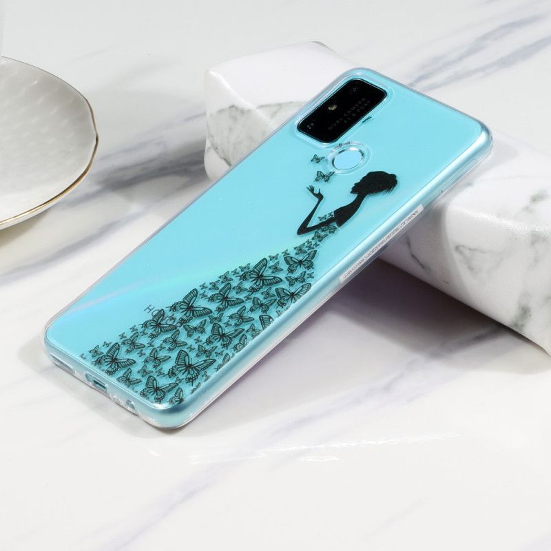 Cover Honor 9A Gennemsigtig Sommerfuglekjole Original
