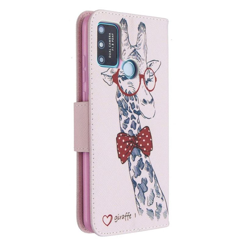 Flip Cover Honor 9A Mobilcover Nørd Giraf