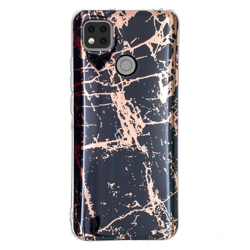 Cover Xiaomi Redmi 9C Sort Ultra Designer Marmor