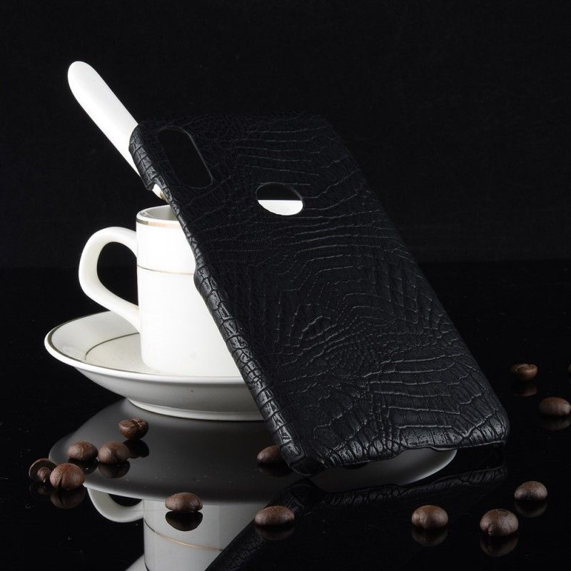 Cover Xiaomi Redmi Note 7 Sort Krokodillehudeffekt