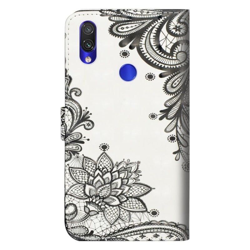 Flip Cover Læder Xiaomi Redmi Note 7 Blonde Mandala Original