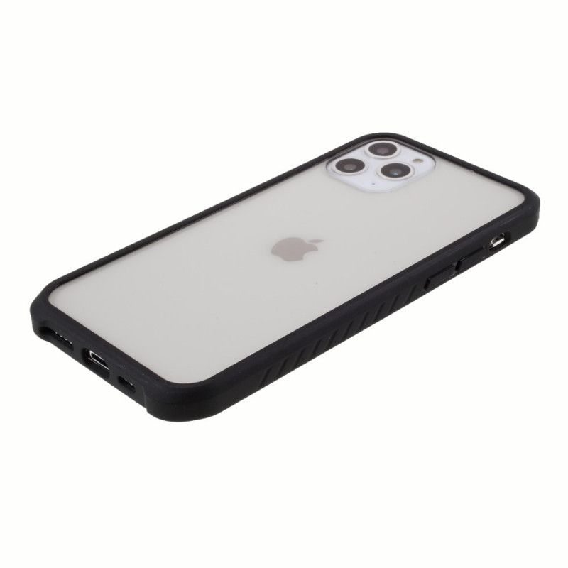 Cover iPhone 11 Pro Max Hærdet Glas Og Silikone Med Skærmfilm Original
