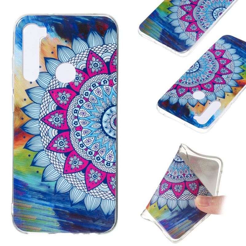 Cover Xiaomi Redmi Note 8 Fluorescerende Mandala Beskyttelse