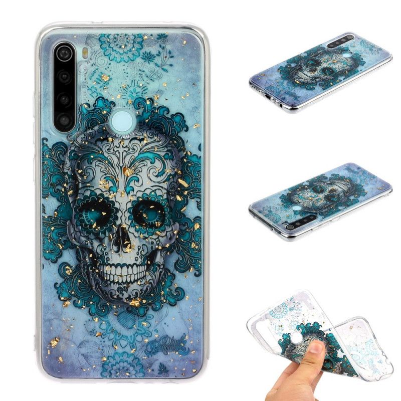 Cover Xiaomi Redmi Note 8 Mobilcover Blå Kranium