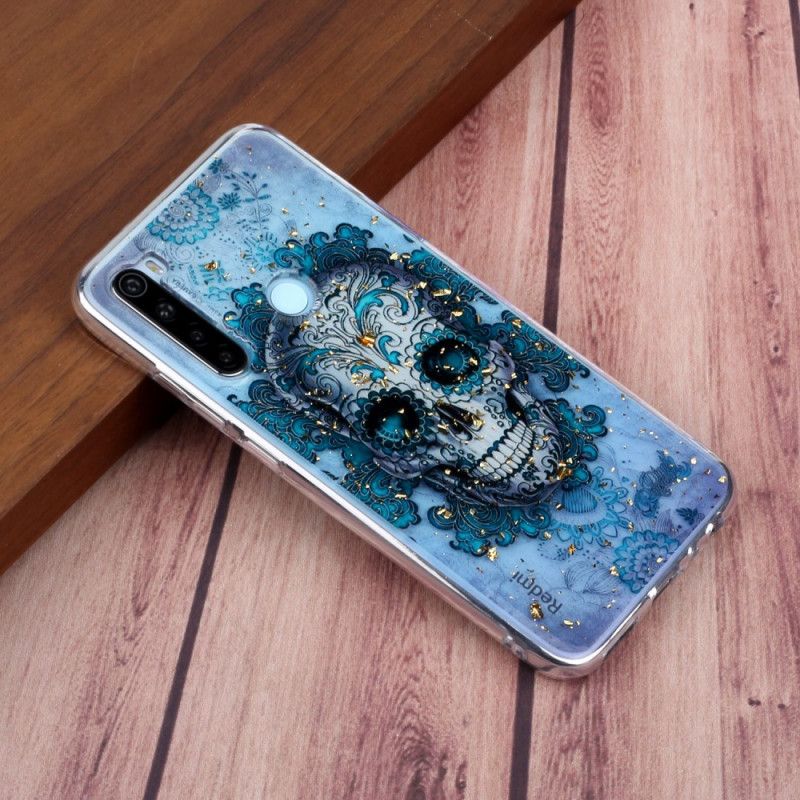 Cover Xiaomi Redmi Note 8 Mobilcover Blå Kranium