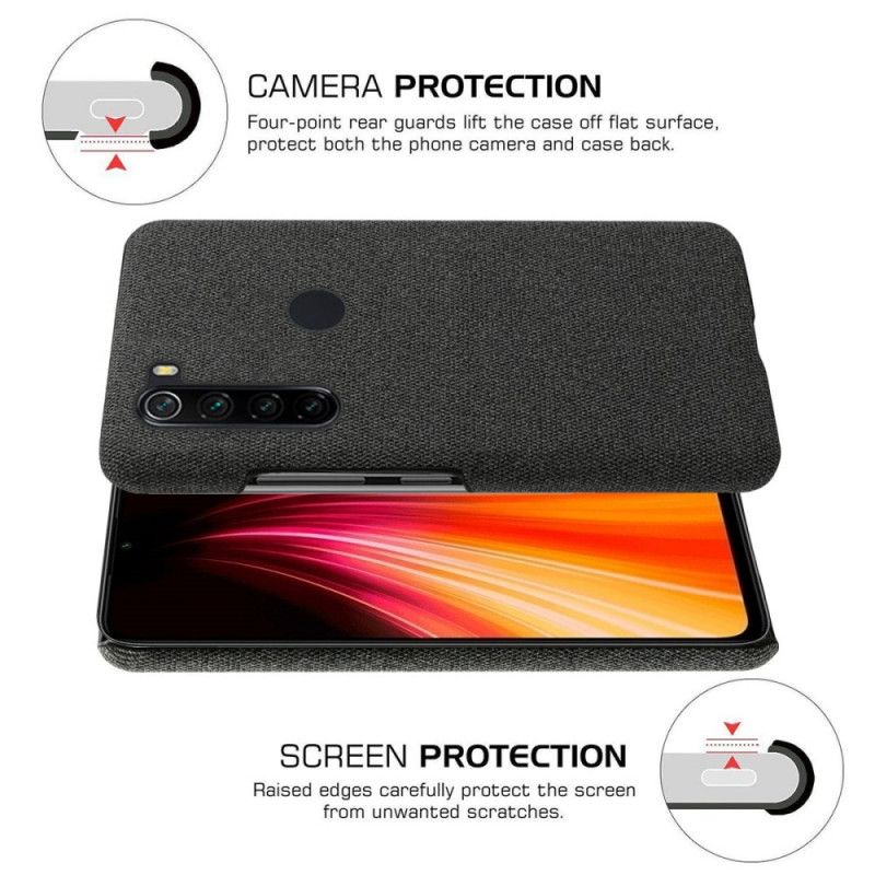 Cover Xiaomi Redmi Note 8 Sølv Ksq Chic Stof