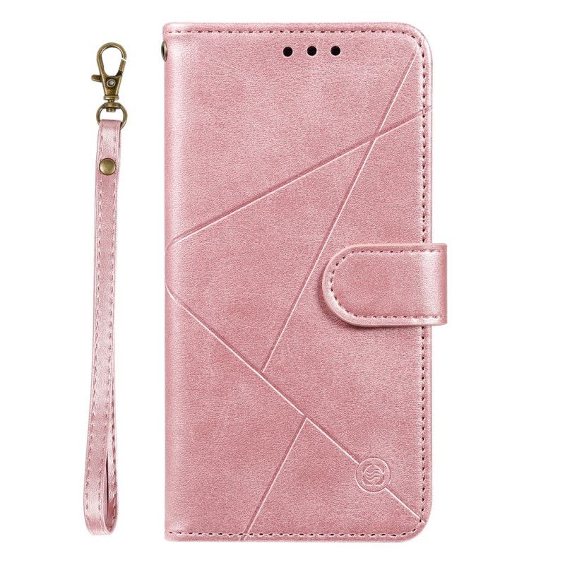 Flip Cover Læder for Xiaomi Redmi Note 8 Rød Diamant Imiteret Læder