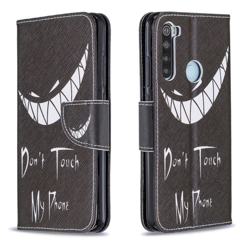 Flip Cover Læder Xiaomi Redmi Note 8 Djævelens Telefon Original