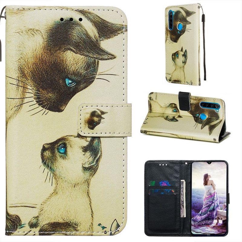 Flip Cover Xiaomi Redmi Note 8 Mobilcover Killing Og Mor Med Rem