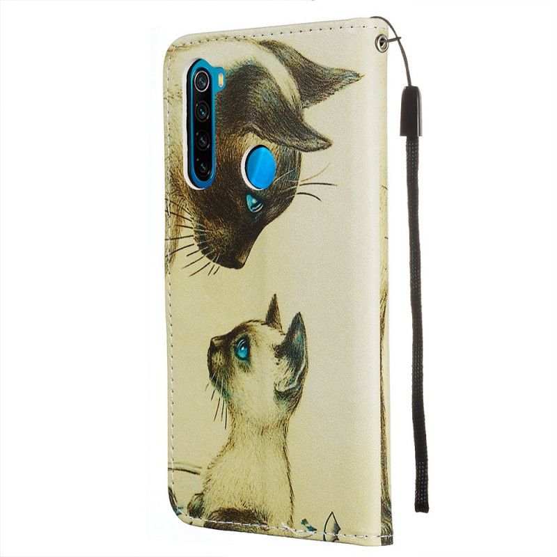 Flip Cover Xiaomi Redmi Note 8 Mobilcover Killing Og Mor Med Rem