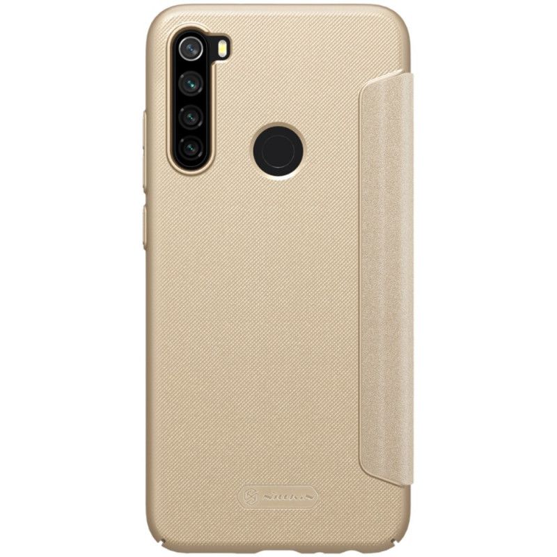 Læder Cover for Xiaomi Redmi Note 8 Golden Nillkin