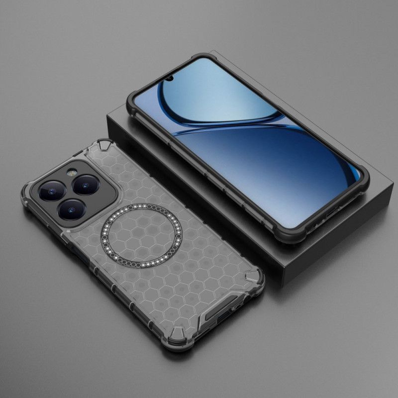 Cover Til Realme C63 Magnetisk Bikagemønster