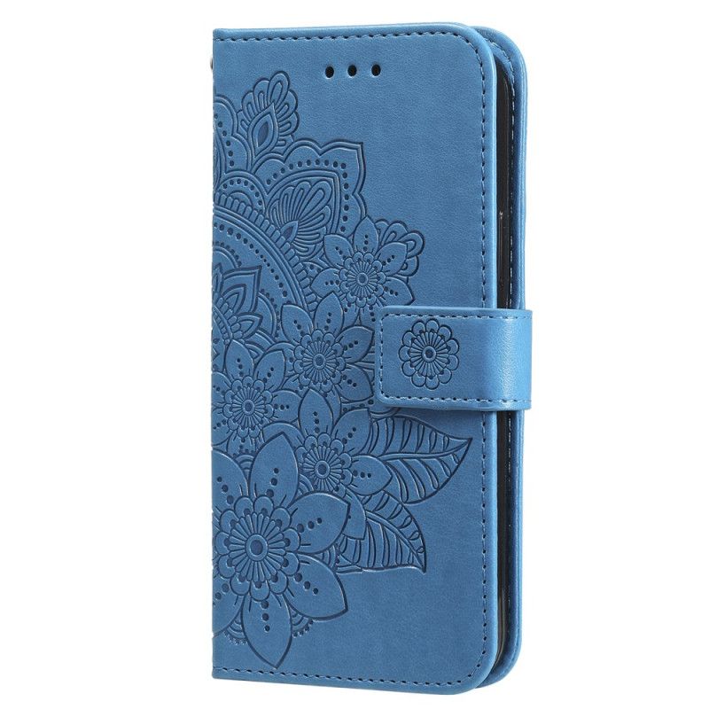 Læder Cover Realme C63 Telefon Etui Mandala-print
