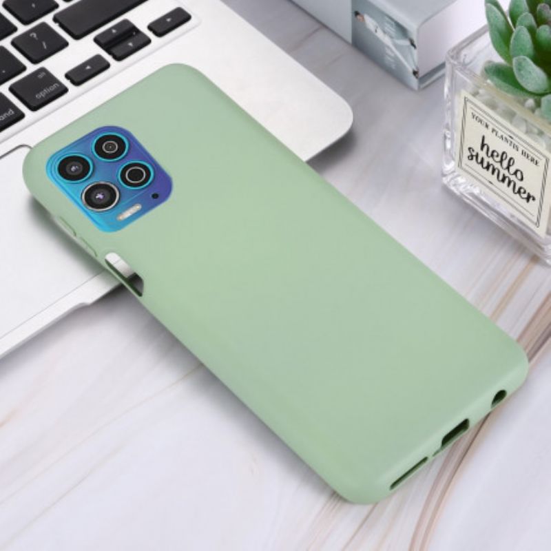 Cover Moto G100 Flydende Silikone Med Snor