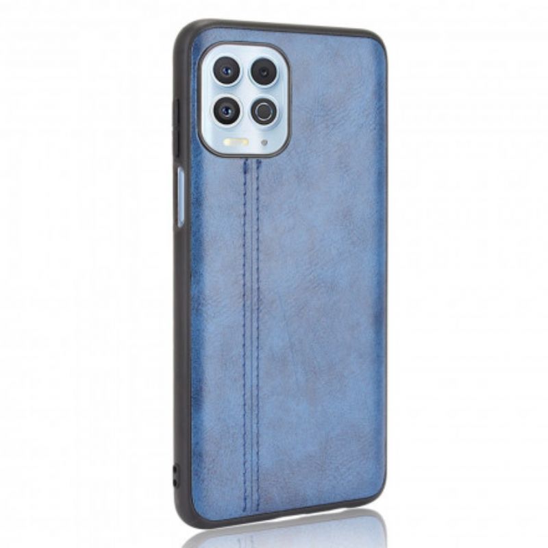 Cover Til Moto G100 Couture Lædereffekt