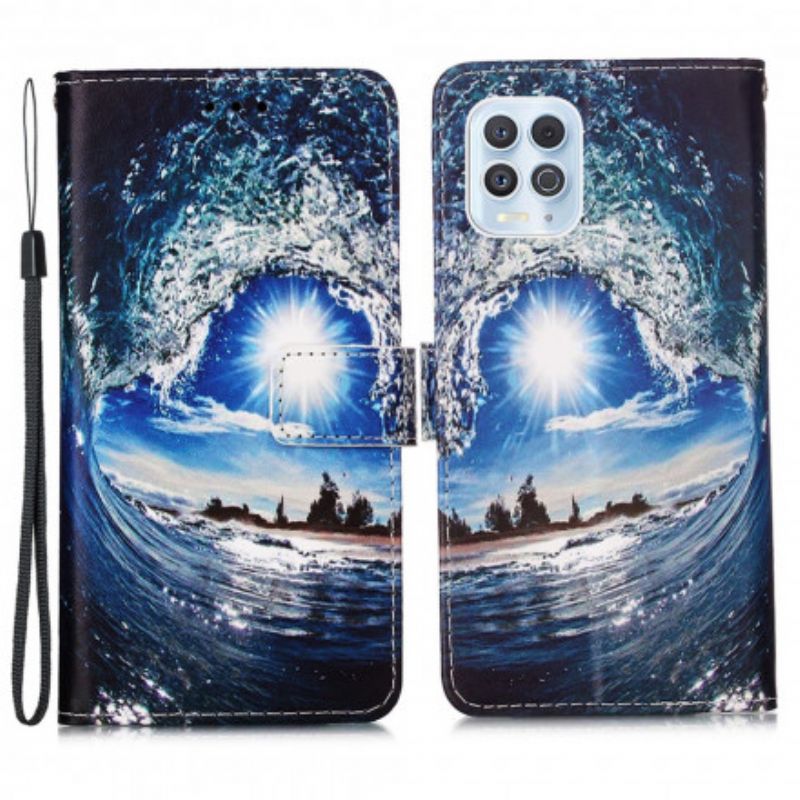 Flip Cover Moto G100 Elsker The Wave