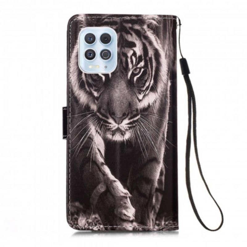 Flip Cover Moto G100 Night Tiger