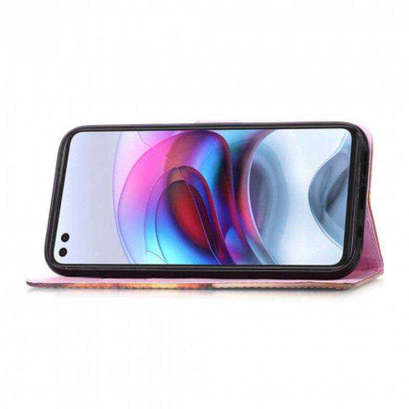 Flip Cover Moto G100 Panda Galaxy