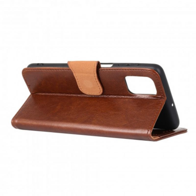 Læder Cover Moto G100 Telefon Etui Split Nappa Læder