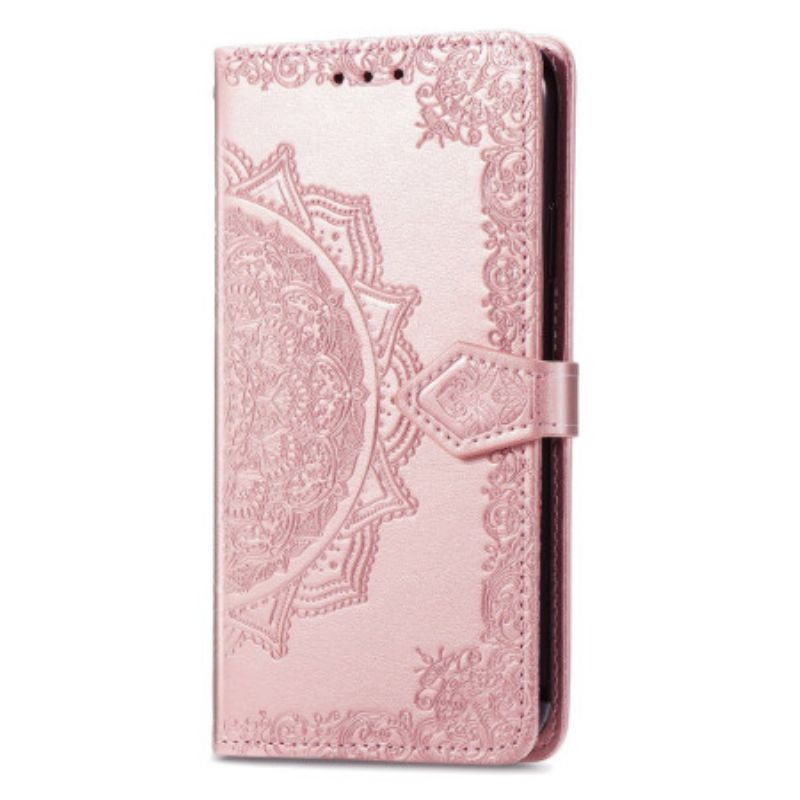 Læder Cover Asus Zenfone 10 Telefon Etui Barok Mandala