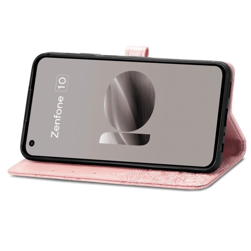 Læder Cover Asus Zenfone 10 Telefon Etui Barok Mandala