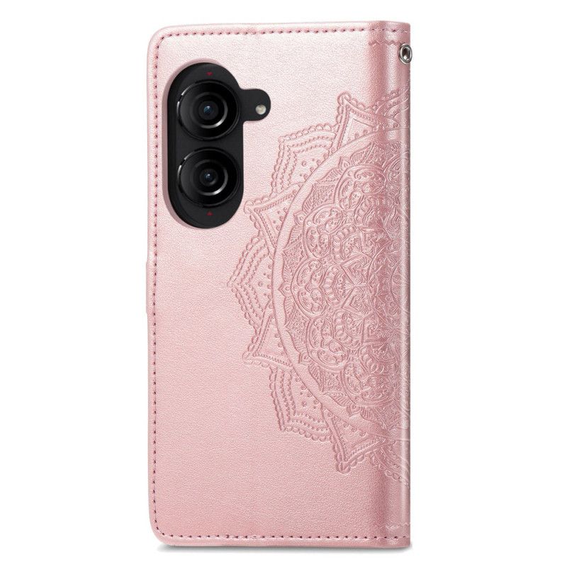 Læder Cover Asus Zenfone 10 Telefon Etui Barok Mandala