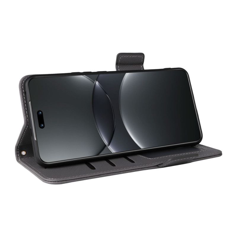 Flip Cover Huawei Nova 13 Pro Litchi Kunstlæderrem