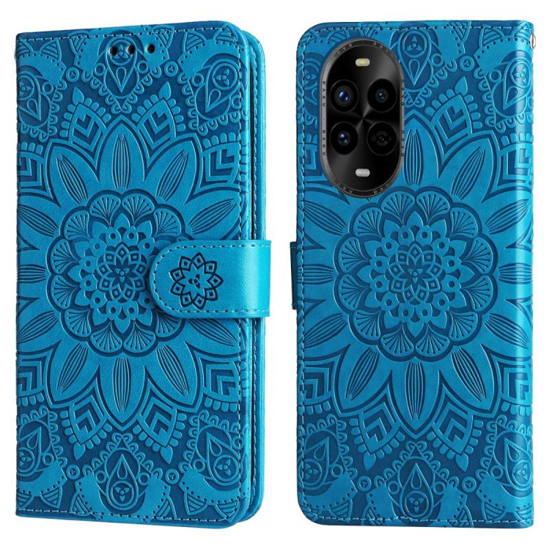 Læder Cover Huawei Nova 13 Pro Telefon Etui Mandala