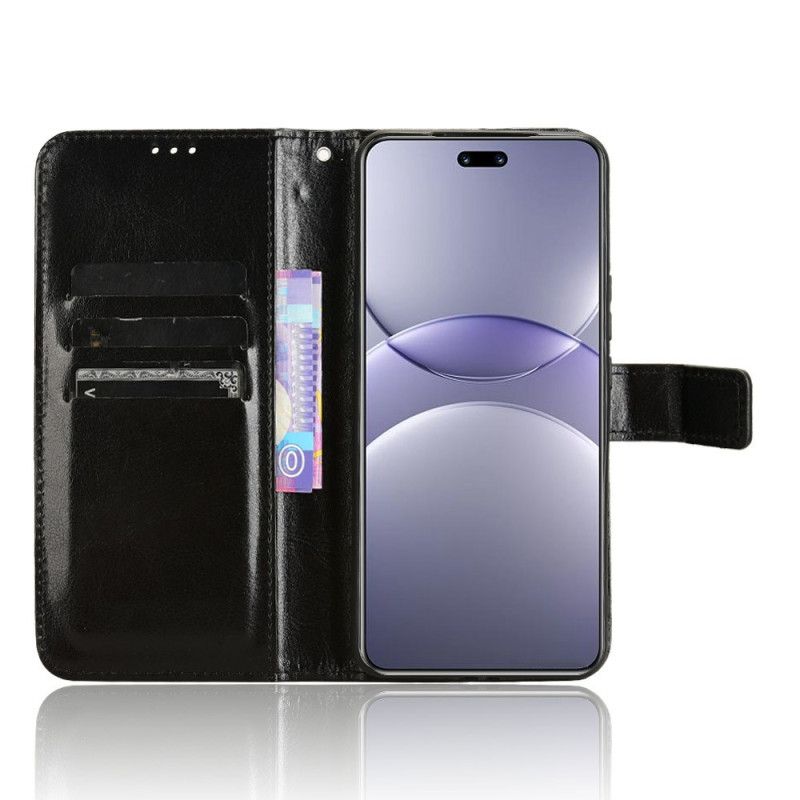 Læder Cover Huawei Nova 13 Pro Telefon Etui Prangende Kunstlæder