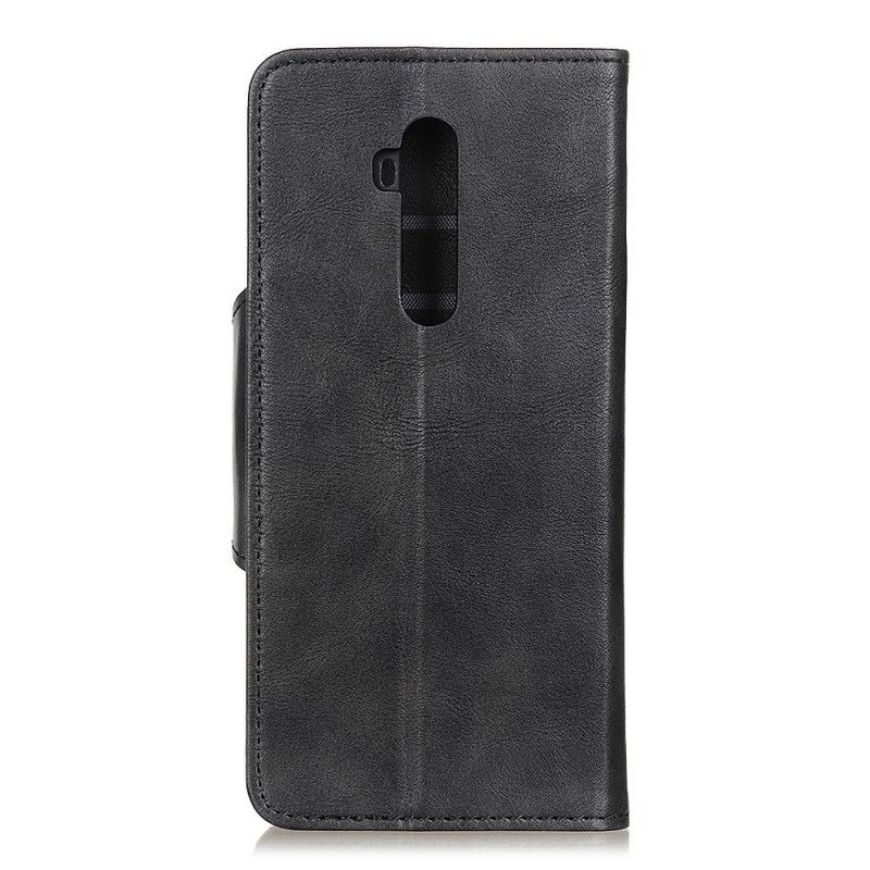 Flip Cover OnePlus 7T Pro Rød Imiteret Læder