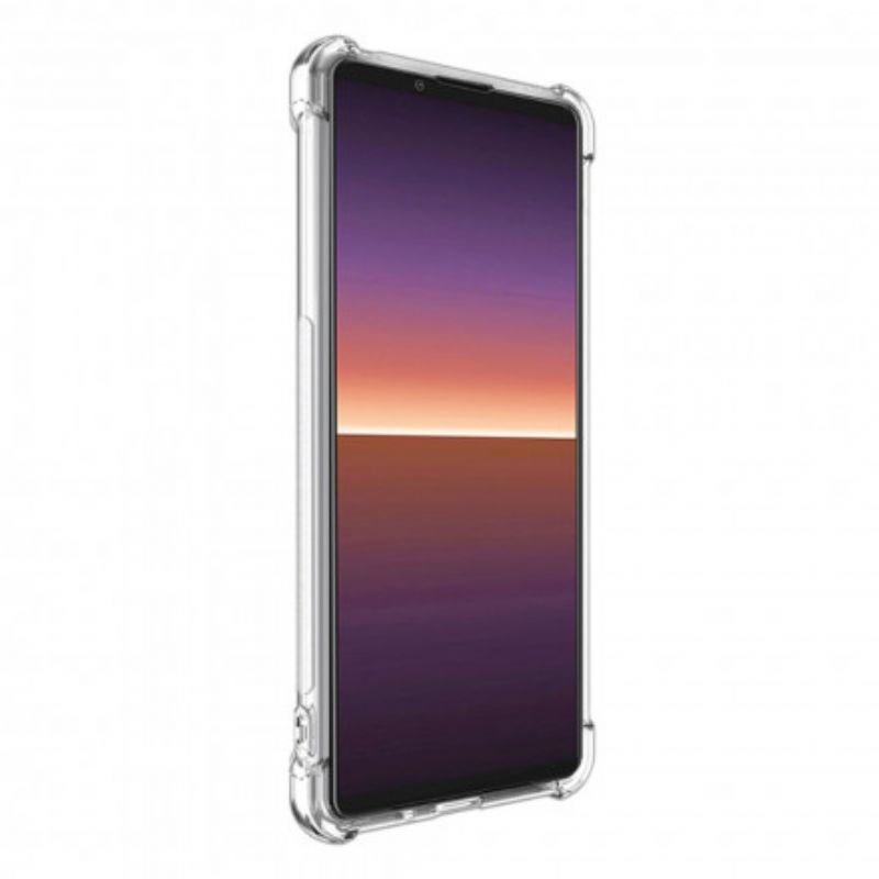 Cover Sony Xperia 1 Iii Gennemsigtig Med Imak-skærmfilm
