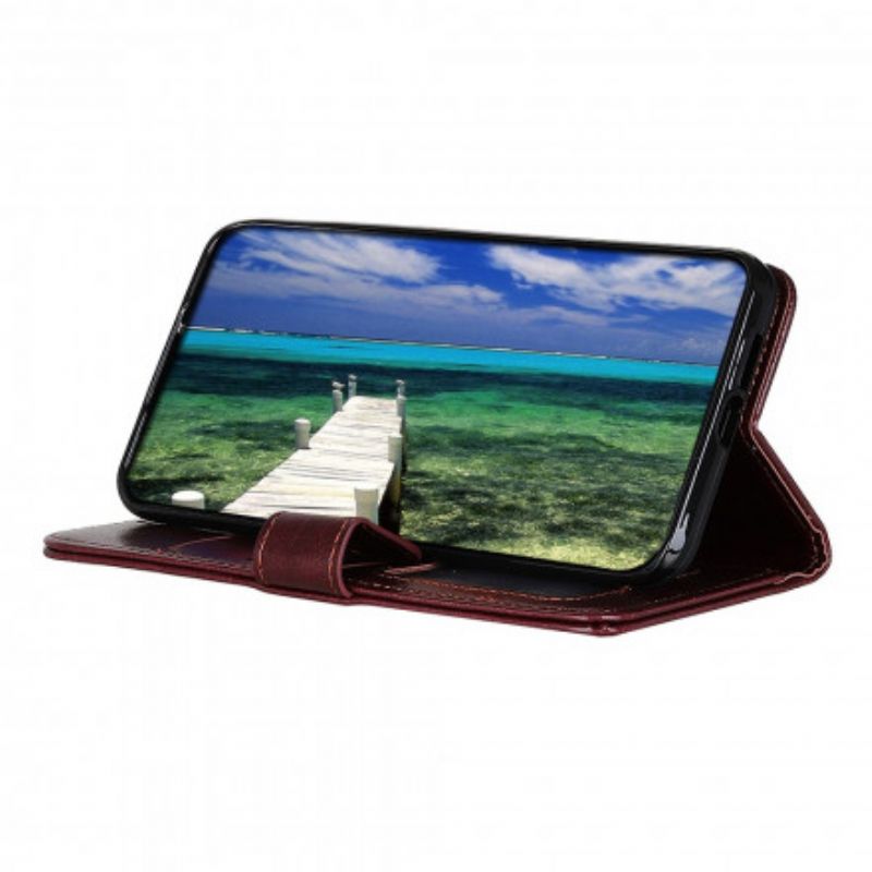 Flip Cover Sony Xperia 1 Iii Imiteret Læder Finesse