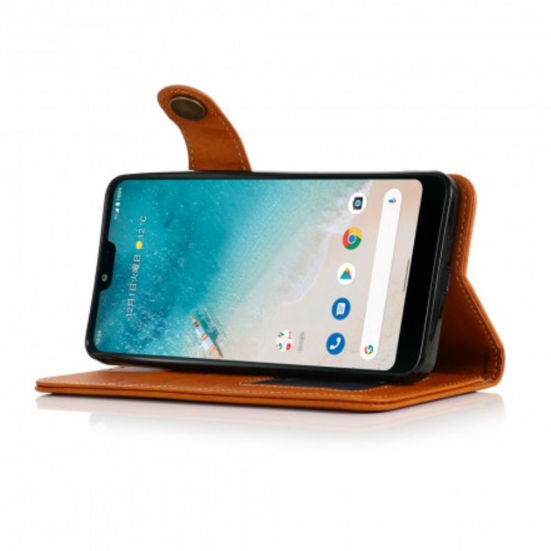 Flip Cover Sony Xperia 1 Iii Magnetisk Knap Khazneh