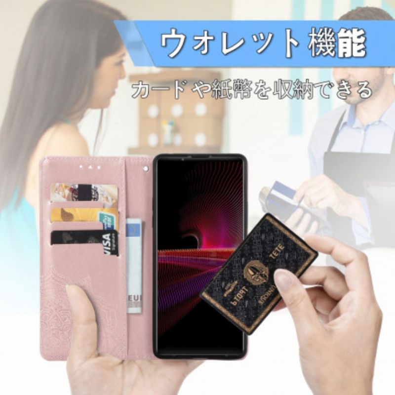 Flip Cover Til Sony Xperia 1 Iii Mandala Middelalder