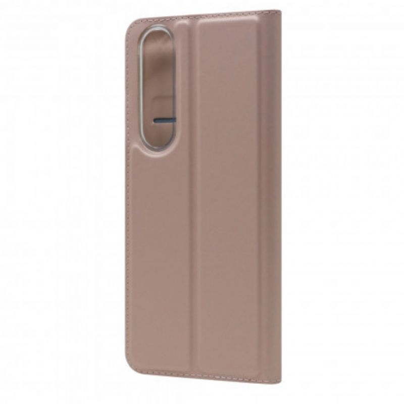 Læder Cover Sony Xperia 1 Iii Telefon Etui Magnetisk Lås