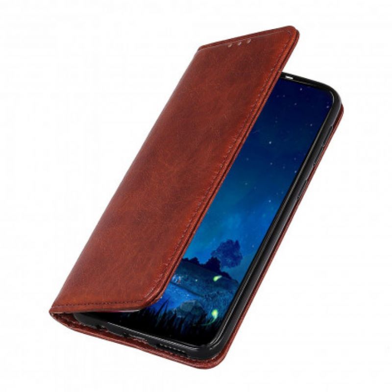 Læder Cover Sony Xperia 1 Iii Telefon Etui Struktureret Splitlæder