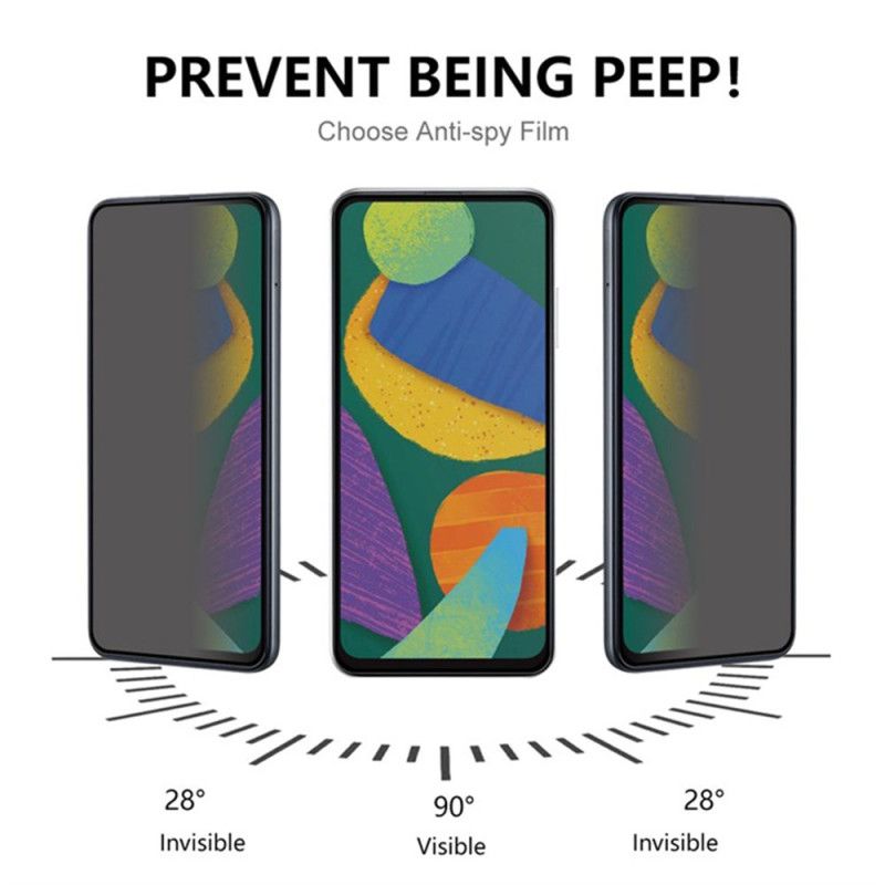 Anti-spion Skærmbeskytter Til Realme 14x 5g / C55 4g